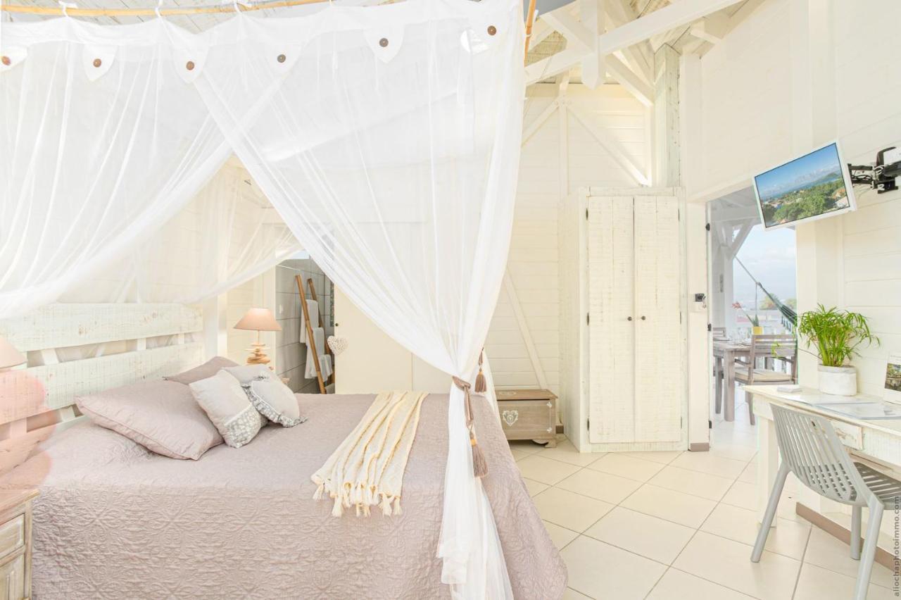 Bungalow Vanille Pacane - Vue Mer Avec Spa Prive Les Trois-Ilets Εξωτερικό φωτογραφία