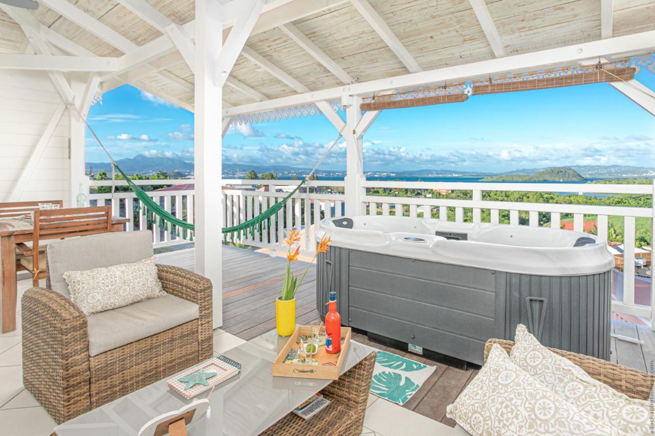 Bungalow Vanille Pacane - Vue Mer Avec Spa Prive Les Trois-Ilets Εξωτερικό φωτογραφία