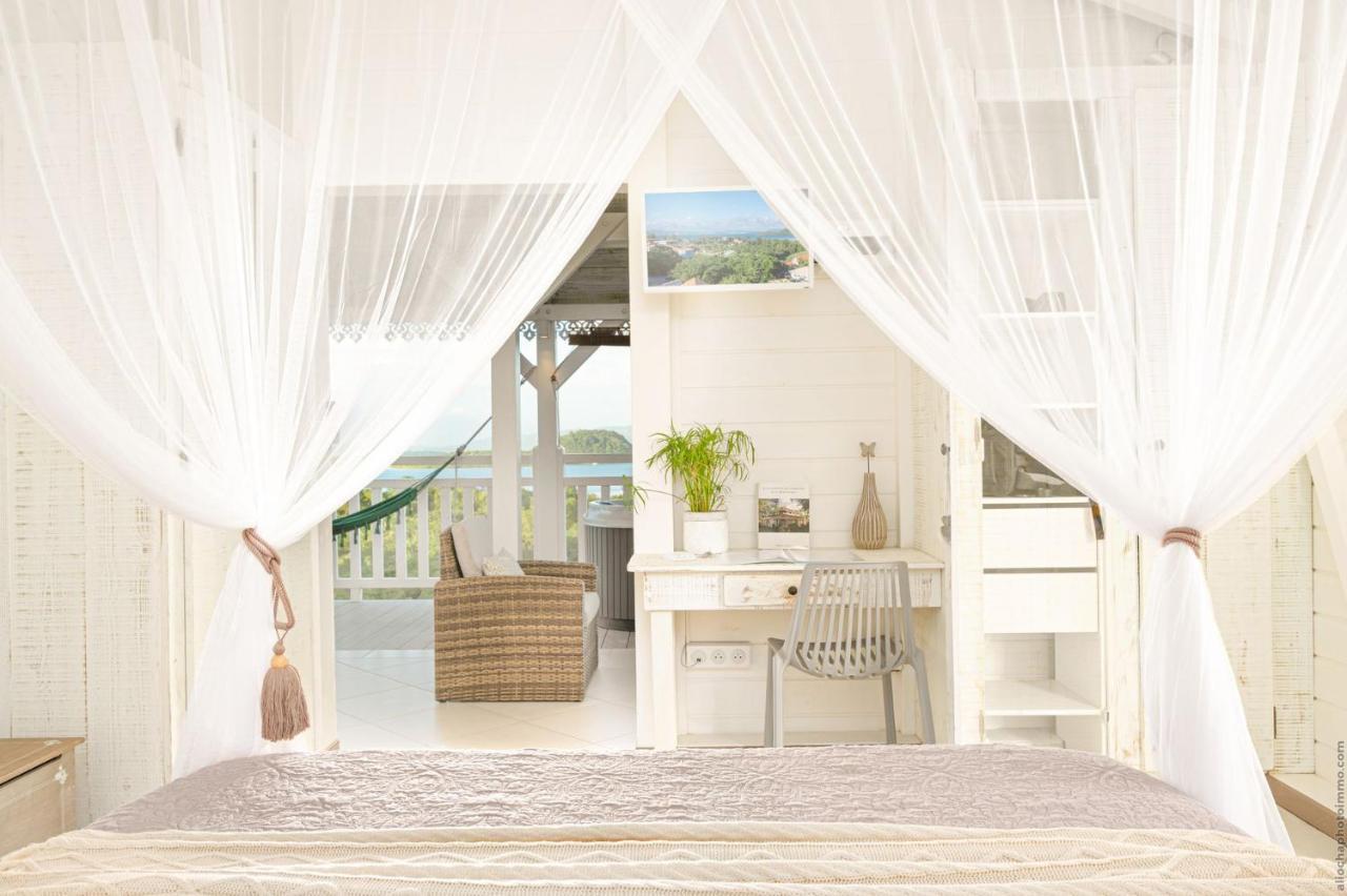 Bungalow Vanille Pacane - Vue Mer Avec Spa Prive Les Trois-Ilets Εξωτερικό φωτογραφία