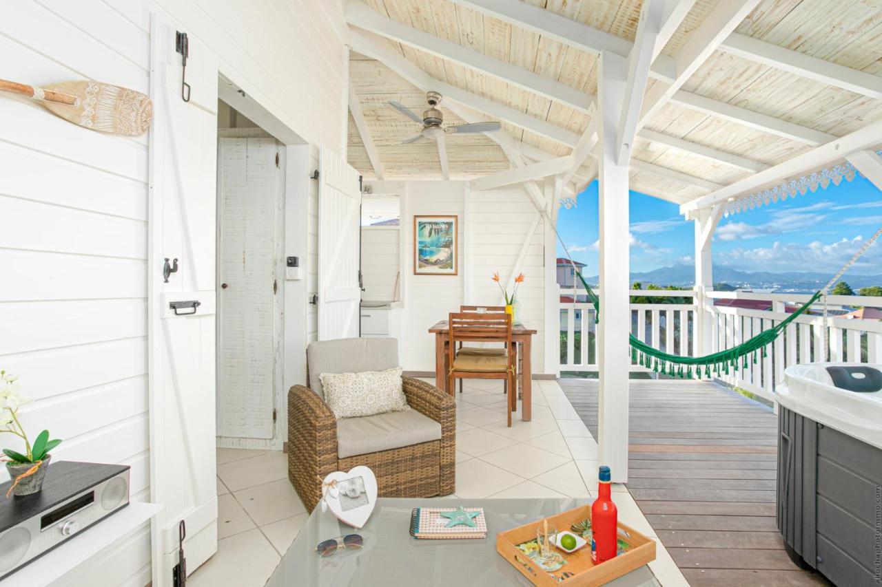 Bungalow Vanille Pacane - Vue Mer Avec Spa Prive Les Trois-Ilets Εξωτερικό φωτογραφία