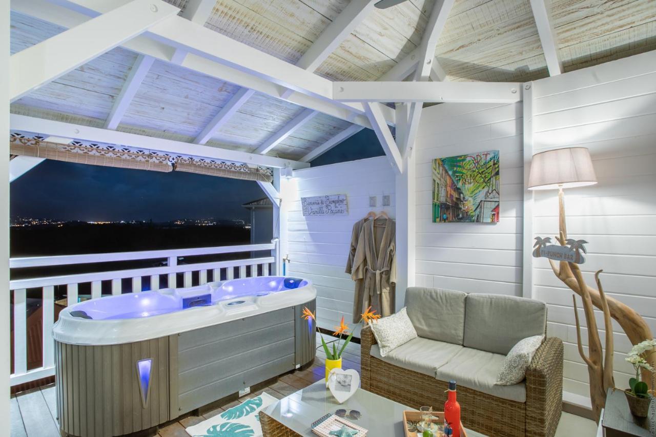 Bungalow Vanille Pacane - Vue Mer Avec Spa Prive Les Trois-Ilets Εξωτερικό φωτογραφία