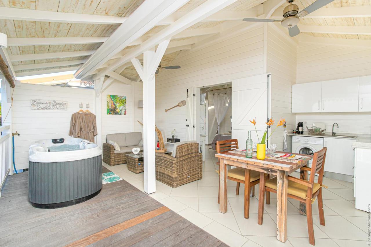 Bungalow Vanille Pacane - Vue Mer Avec Spa Prive Les Trois-Ilets Εξωτερικό φωτογραφία