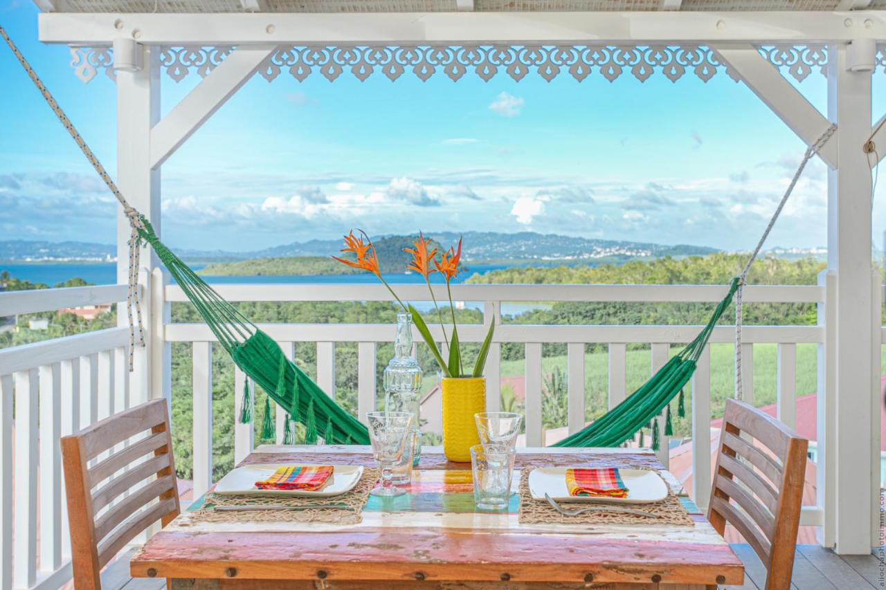 Bungalow Vanille Pacane - Vue Mer Avec Spa Prive Les Trois-Ilets Εξωτερικό φωτογραφία