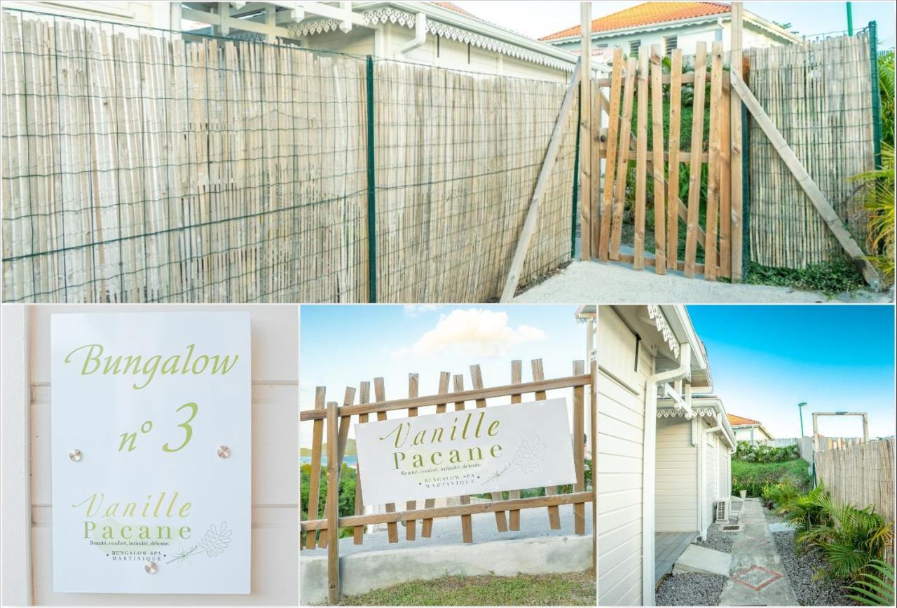 Bungalow Vanille Pacane - Vue Mer Avec Spa Prive Les Trois-Ilets Εξωτερικό φωτογραφία